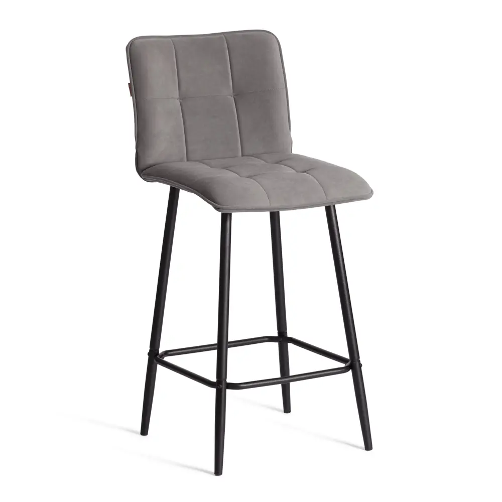 Фото Полубарный стул Tetchair Bari 24906 42x99 см цвет серый Фото Полубарный стул Tetchair Bari 24906 42x99 см цвет серый