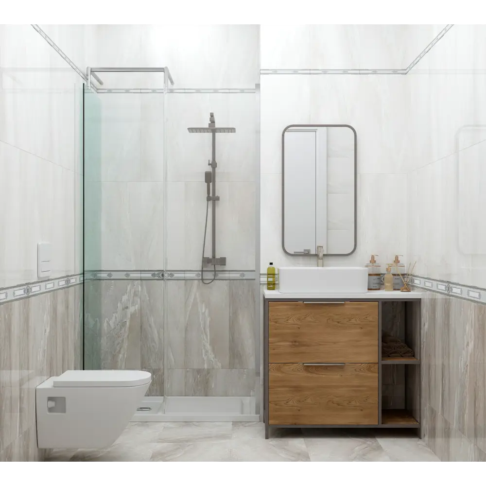 Фото 6 Керамическая плитка Eurotile Istambul 4627162805890 40x40см цвет серый/серебристый Фото 6 Керамическая плитка Eurotile Istambul 4627162805890 40x40см цвет серый/серебристый