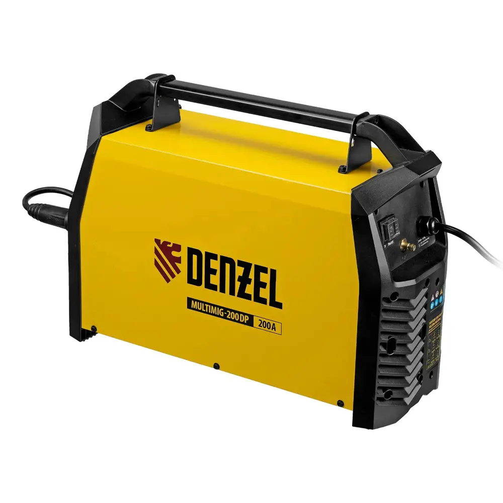 Фото 4 Сварочный аппарат инверторный Denzel MultiMIG-200DP Synergy Double Pulse, 200 А, до 4 мм