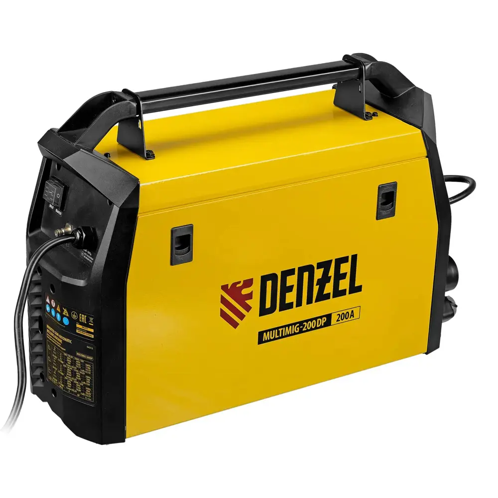 Фото 5 Сварочный аппарат инверторный Denzel MultiMIG-200DP Synergy Double Pulse, 200 А, до 4 мм