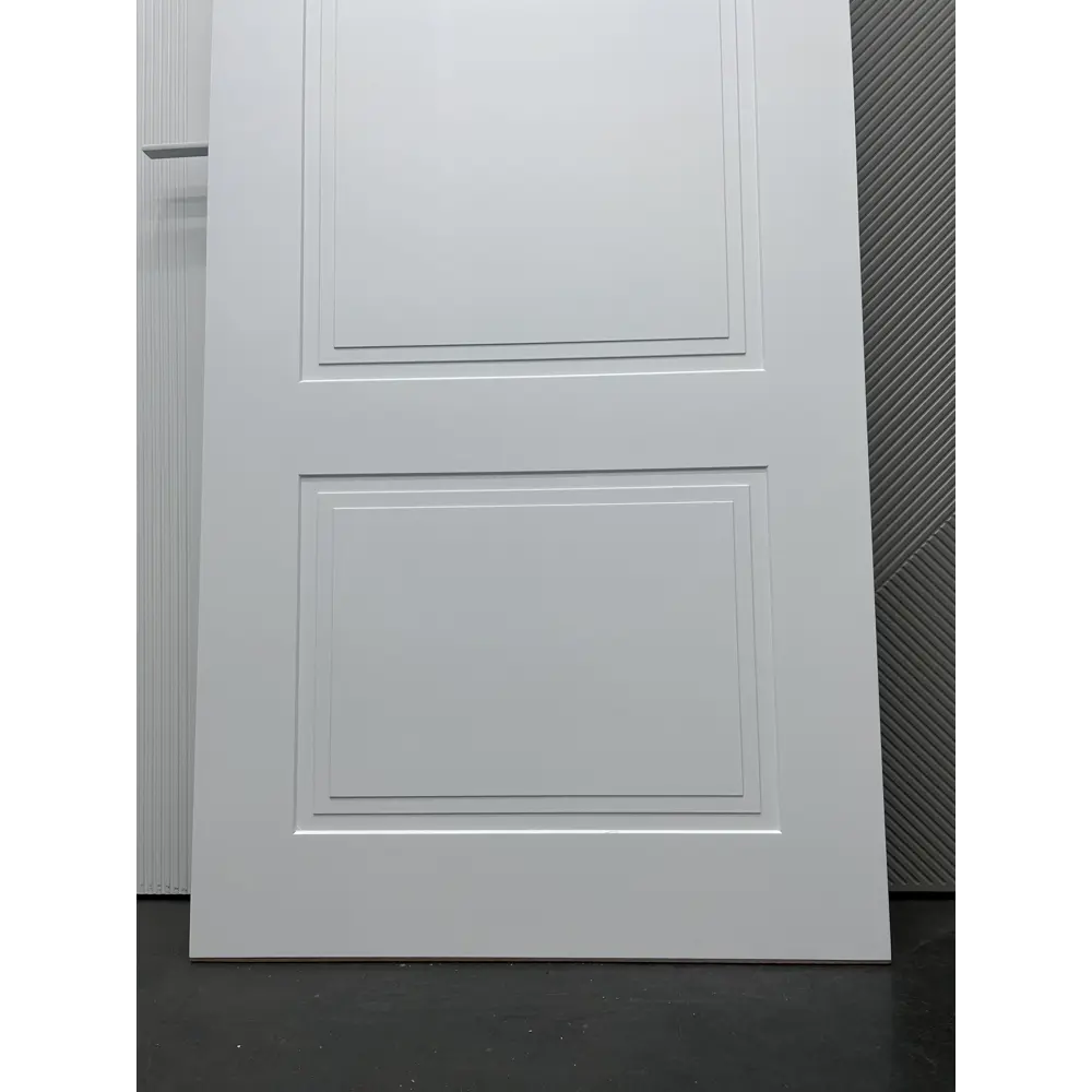 Фото 7 Комплект межкомнатной двери Wanmark Стэфани-22 глухая 190x60см эмаль цвет белый с коробом и наличниками Фото 7 Комплект межкомнатной двери Wanmark Стэфани-22 глухая 190x60см эмаль цвет белый с коробом и наличниками