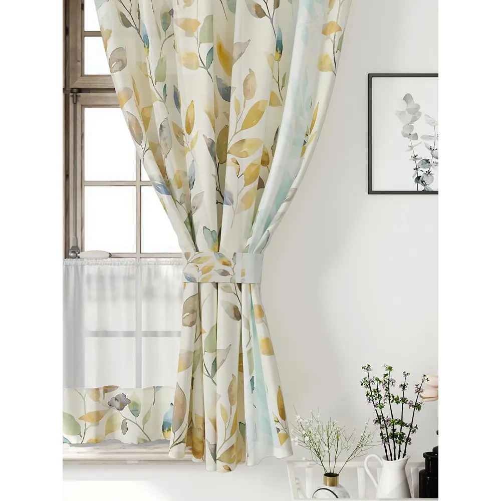 Фото 5 Комплект штор Comfy way Иномик - 43 CW705043-160 на шторной ленте 160x150 см цвет бежевый Фото 5 Комплект штор Comfy way Иномик - 43 CW705043-160 на шторной ленте 160x150 см цвет бежевый