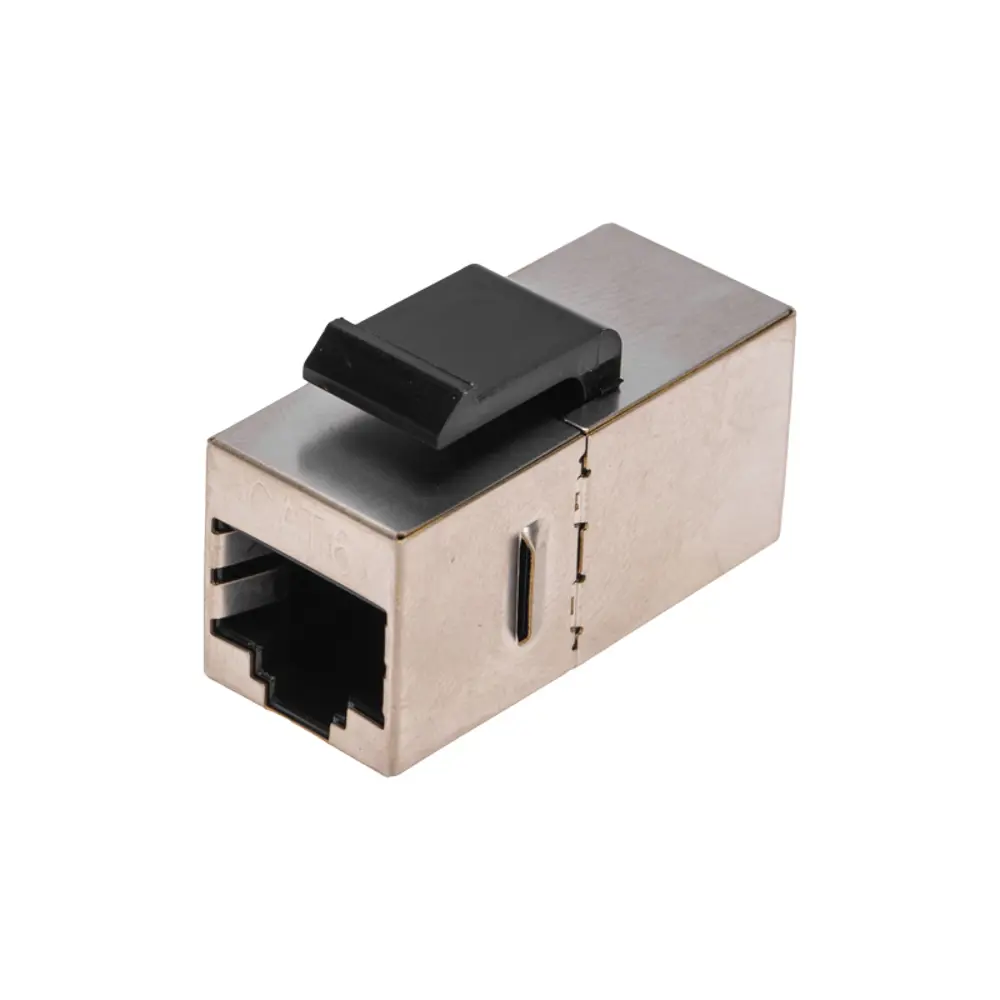 Фото Адаптер проходной Keystone Rexant pro Jack RJ-45 8P8C FTP Cat 6 Фото Адаптер проходной Keystone Rexant pro Jack RJ-45 8P8C FTP Cat 6