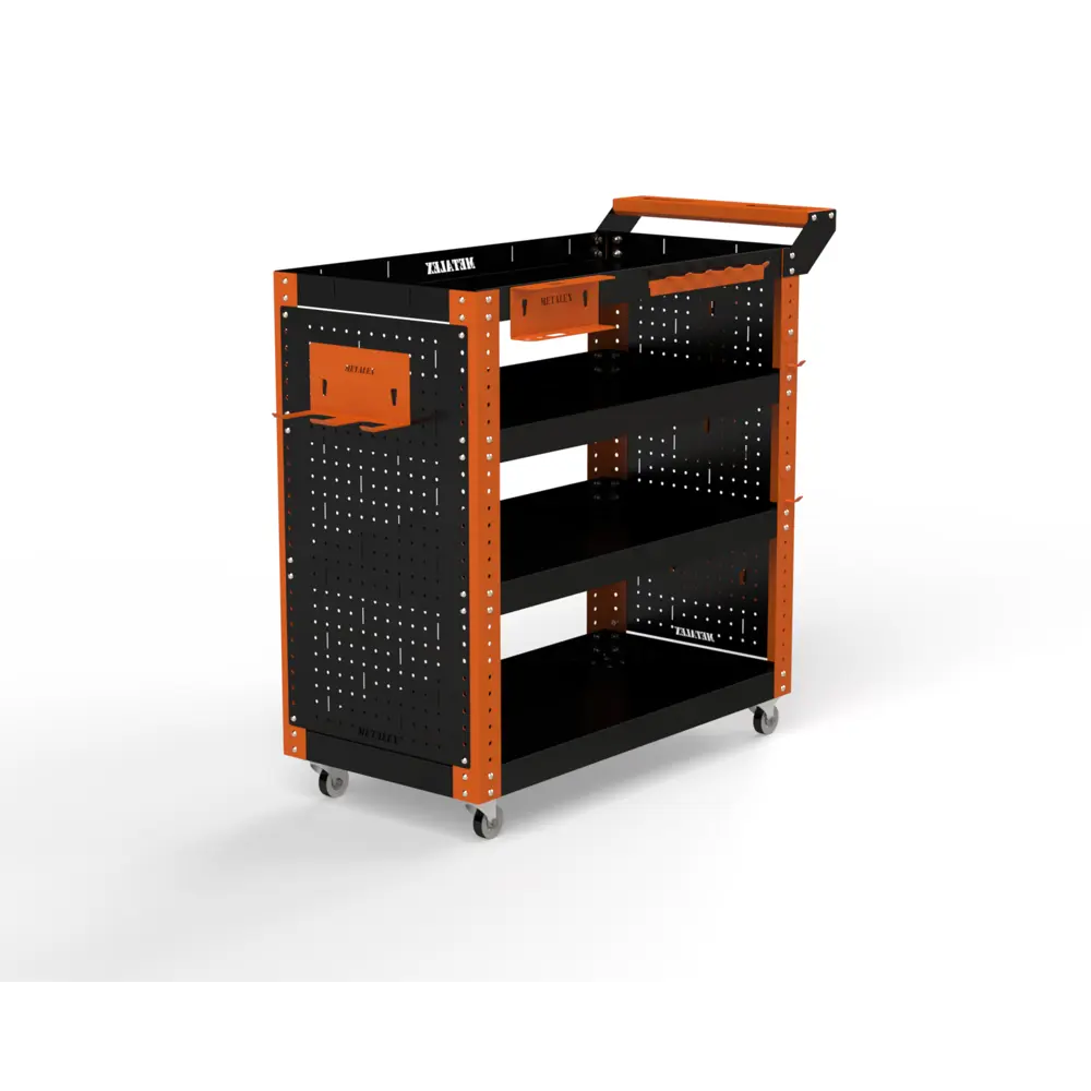 Фото Тележка инструментальная Metalex Тип 2 118212 950x450x900 мм Фото Тележка инструментальная Metalex Тип 2 118212 950x450x900 мм