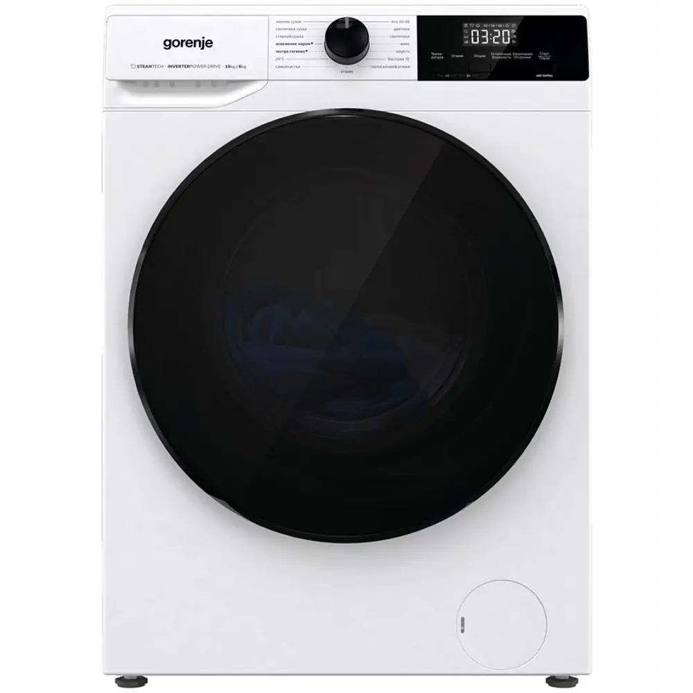 Фото Стиральная машина с сушкой Gorenje W1d2a164ads 59.5x84.5x54 см 10 кг цвет белый Фото Стиральная машина с сушкой Gorenje W1d2a164ads 59.5x84.5x54 см 10 кг цвет белый