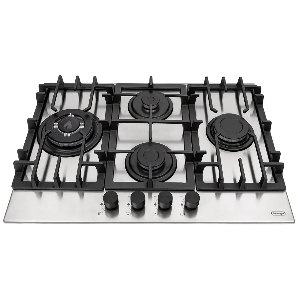 Фото 3 Газовая варочная панель Delonghi GABRIELLA 6GW IM 69 см 4 конфорки цвет нержавеющая сталь Фото 3 Газовая варочная панель Delonghi GABRIELLA 6GW IM 69 см 4 конфорки цвет нержавеющая сталь