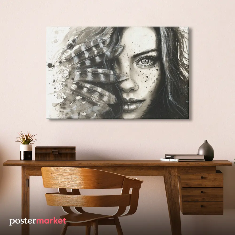 Фото 2 Картина на холсте Postermarket "Девушка Бохо" 90x60 см Фото 2 Картина на холсте Postermarket "Девушка Бохо" 90x60 см