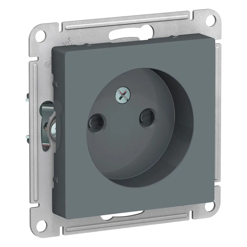 Фото Силовая розетка встраиваемая Systeme electric AtlasDesign ATN000749 цвет серый Фото Силовая розетка встраиваемая Systeme electric AtlasDesign ATN000749 цвет серый
