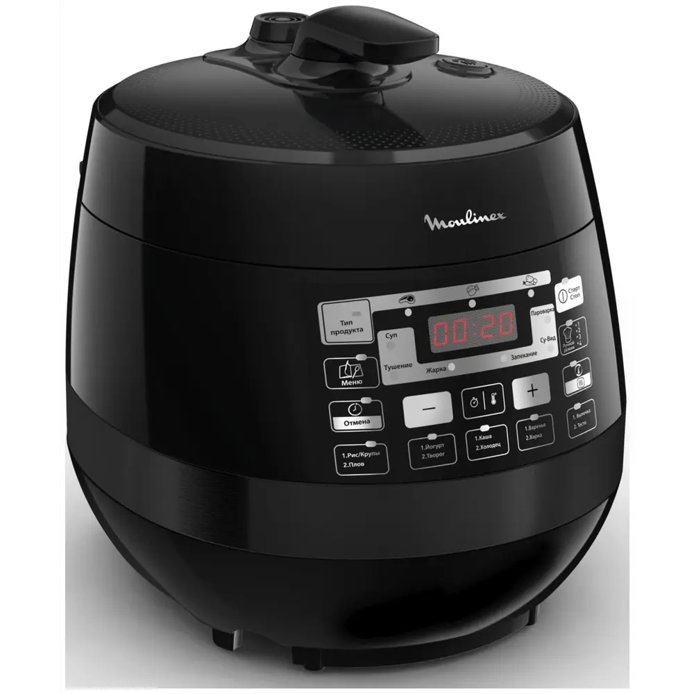 Фото Мультиварка Moulinex Ce430832 quickchef 5 л 33 программ цвет черный Фото Мультиварка Moulinex Ce430832 quickchef 5 л 33 программ цвет черный