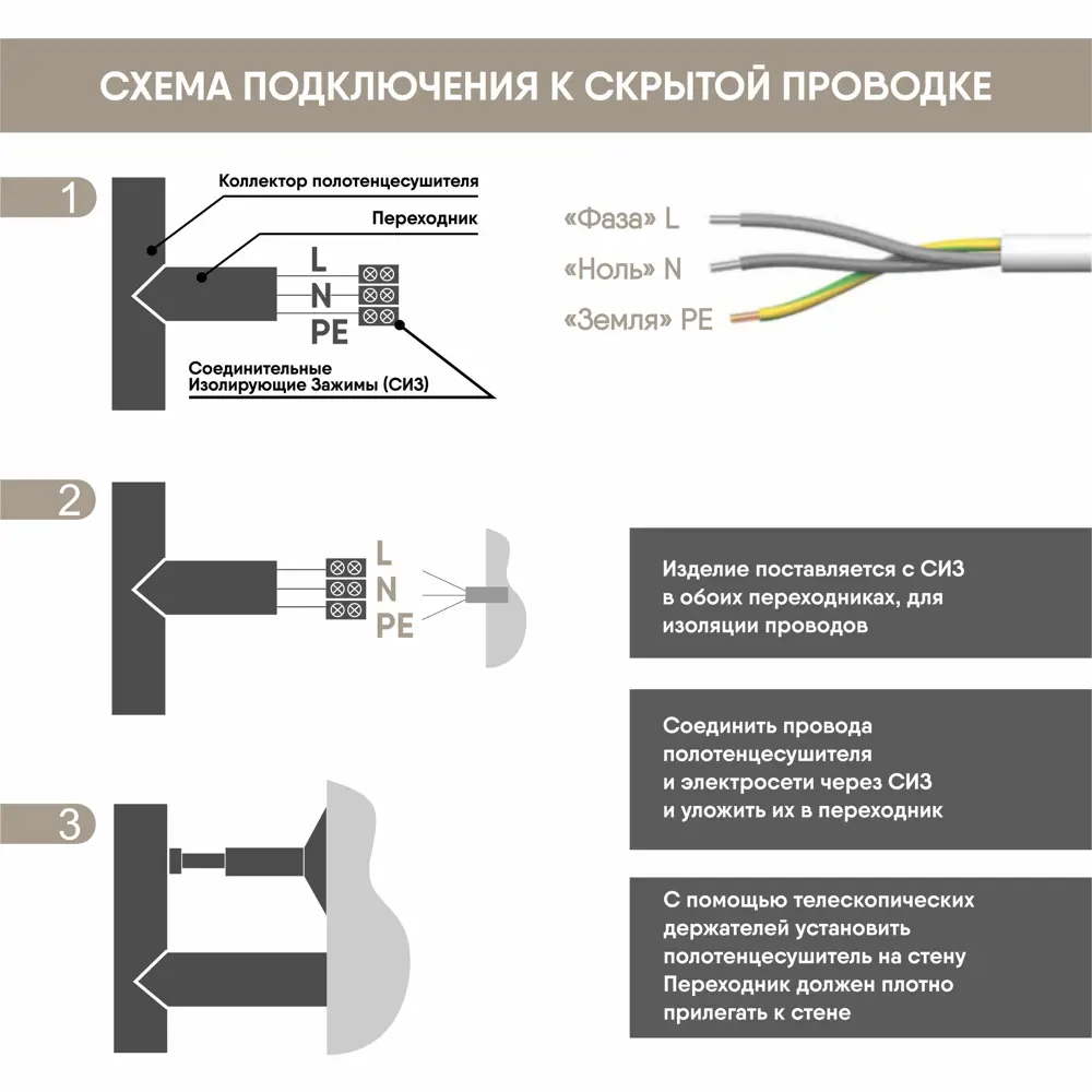 Фото 7 Полотенцесушитель электрический Myspace Aveto Pro 3 130x1500 мм 107 Вт с терморегулятором лесенка цвет черный муар Фото 7 Полотенцесушитель электрический Myspace Aveto Pro 3 130x1500 мм 107 Вт с терморегулятором лесенка цвет черный муар