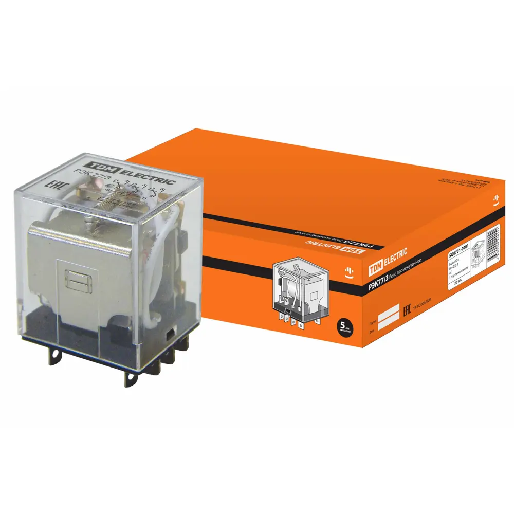 Фото Реле Tdm electric РЭК77/3 10А 230В АC Фото Реле Tdm electric РЭК77/3 10А 230В АC