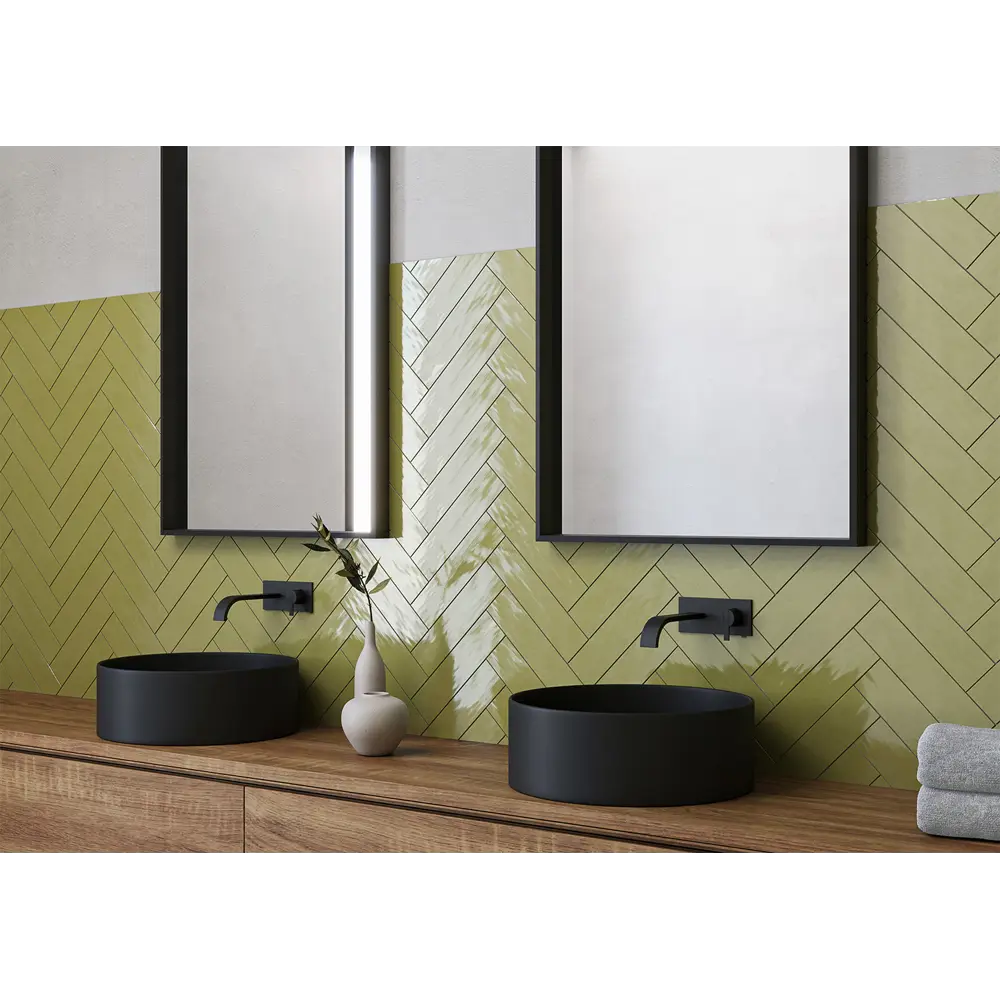 Фото 2 Керамическая плитка Decocer Liguria Lime 7.5x30см цвет зеленый Фото 2 Керамическая плитка Decocer Liguria Lime 7.5x30см цвет зеленый