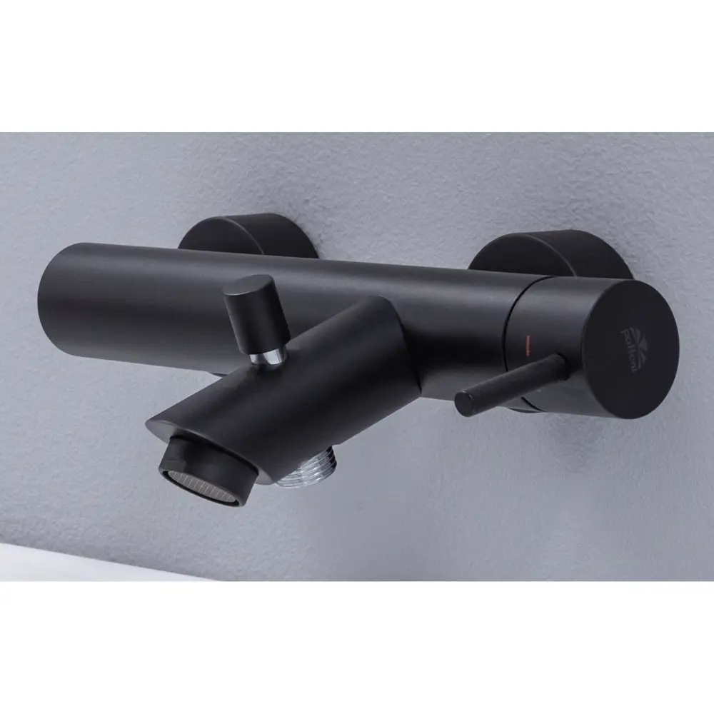 Фото 3 Смеситель для ванны Paffoni Light lig022no 00216472 однорычажный цвет черный матовый Фото 3 Смеситель для ванны Paffoni Light lig022no 00216472 однорычажный цвет черный матовый
