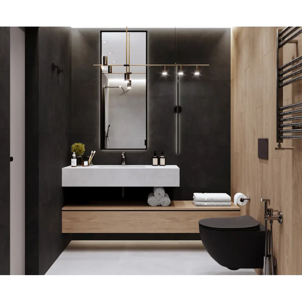 Фото Керамогранит Керамопро Бетон Rio Black 60x60 см цвет rio black Фото Керамогранит Керамопро Бетон Rio Black 60x60 см цвет rio black