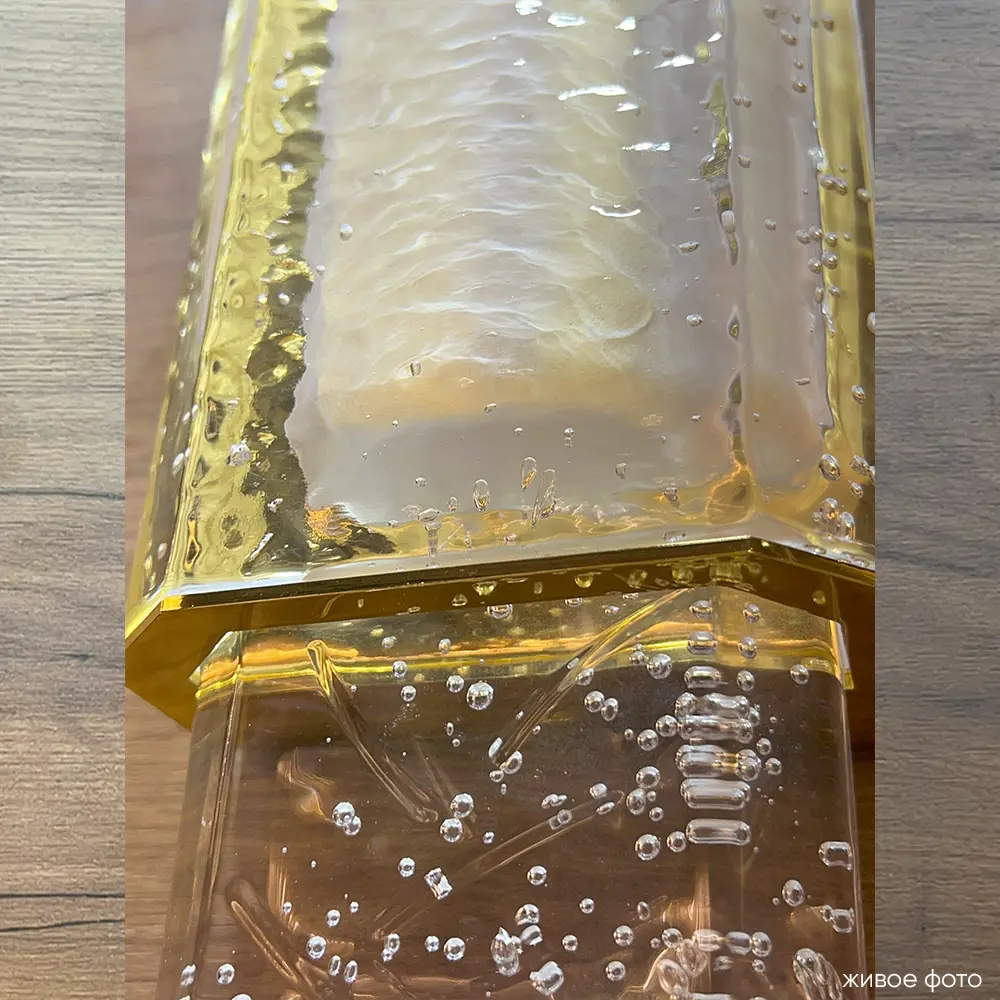 Фото 7 Настенный светильник светодиодный Crystal Lux Caramelo теплый белый свет цвет золото/прозрачный Фото 7 Настенный светильник светодиодный Crystal Lux Caramelo теплый белый свет цвет золото/прозрачный