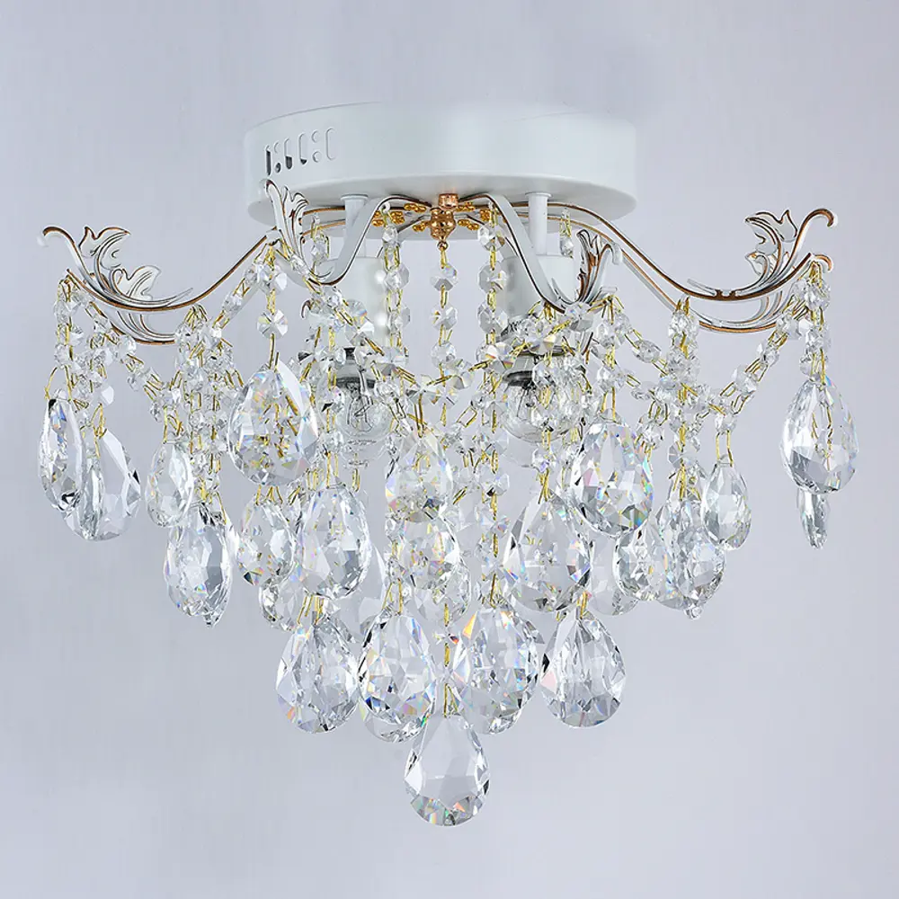 Фото 2 Люстра потолочная Reluce 04037-0.3-04 wh+gold pn 4 лампы 24 м² цвет белый Фото 2 Люстра потолочная Reluce 04037-0.3-04 wh+gold pn 4 лампы 24 м² цвет белый