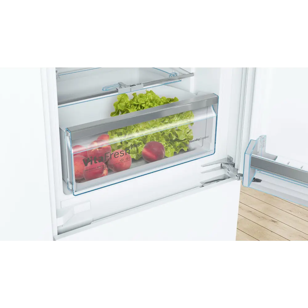 Фото 3 Встраиваемый холодильник Bosch KIS86AFE0 55.8x177.2 см цвет белый Фото 3 Встраиваемый холодильник Bosch KIS86AFE0 55.8x177.2 см цвет белый