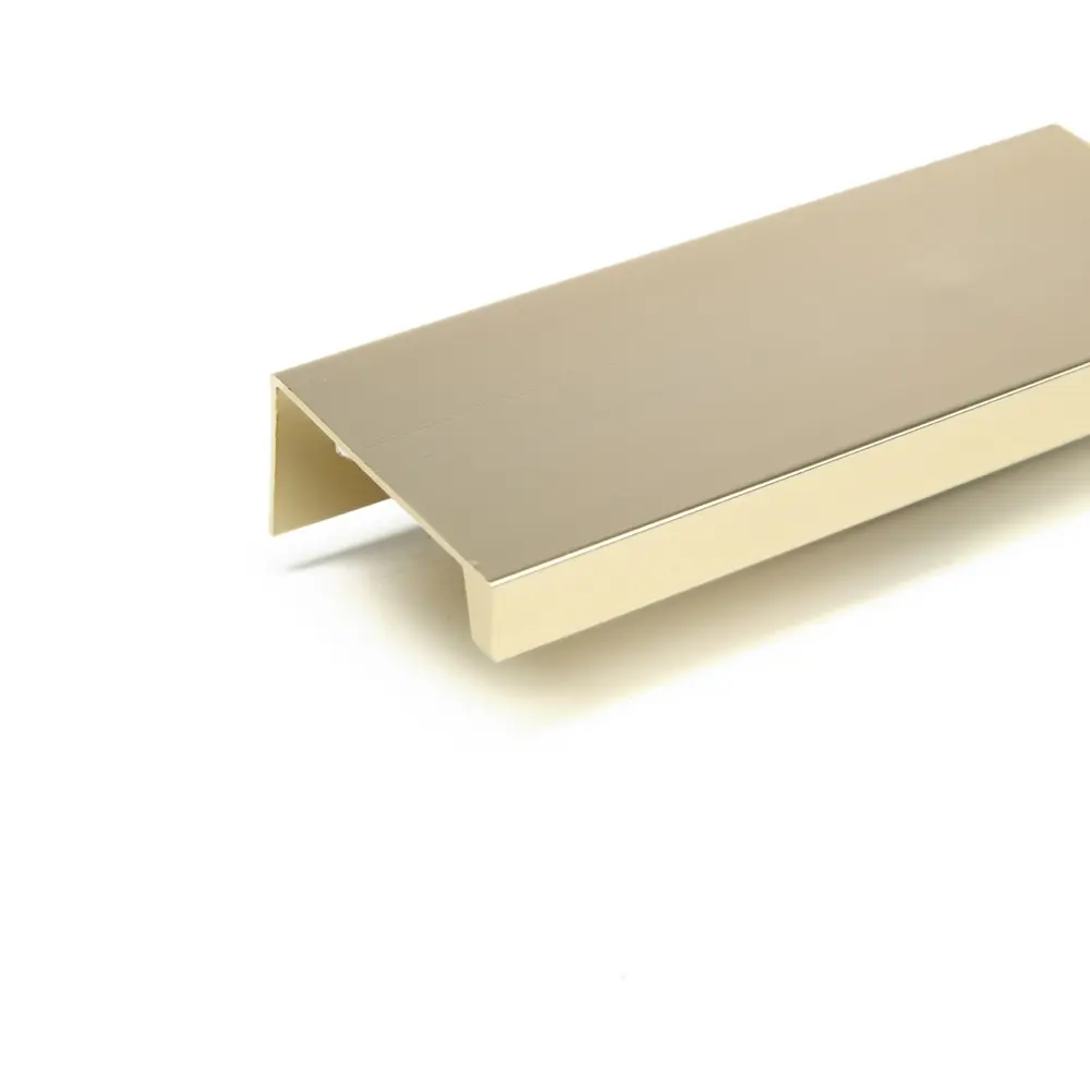 Фото 4 Мебельная ручка-профиль L=80 м/о 64 сатиновое золото комплект 4 шт Фото 4 Мебельная ручка-профиль L=80 м/о 64 сатиновое золото комплект 4 шт