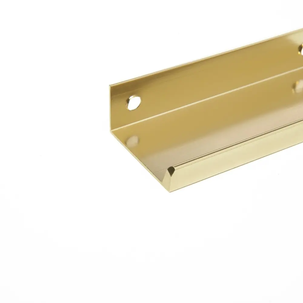 Фото 6 Мебельная ручка-профиль L=80 м/о 64 сатиновое золото комплект 4 шт Фото 6 Мебельная ручка-профиль L=80 м/о 64 сатиновое золото комплект 4 шт