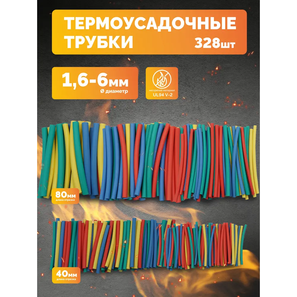Фото 5 Набор термоусадочных трубок Мемотерм-ММ Универсальный 328 шт. Фото 5 Набор термоусадочных трубок Мемотерм-ММ Универсальный 328 шт.