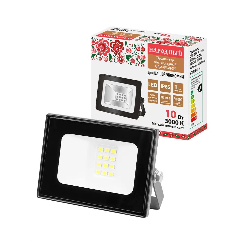 Фото Прожектор светодиодный уличный Tdm electric Sq0336-0316 10 Вт 3000 К IP65 холодный белый (голубой) свет Фото Прожектор светодиодный уличный Tdm electric Sq0336-0316 10 Вт 3000 К IP65 холодный белый (голубой) свет