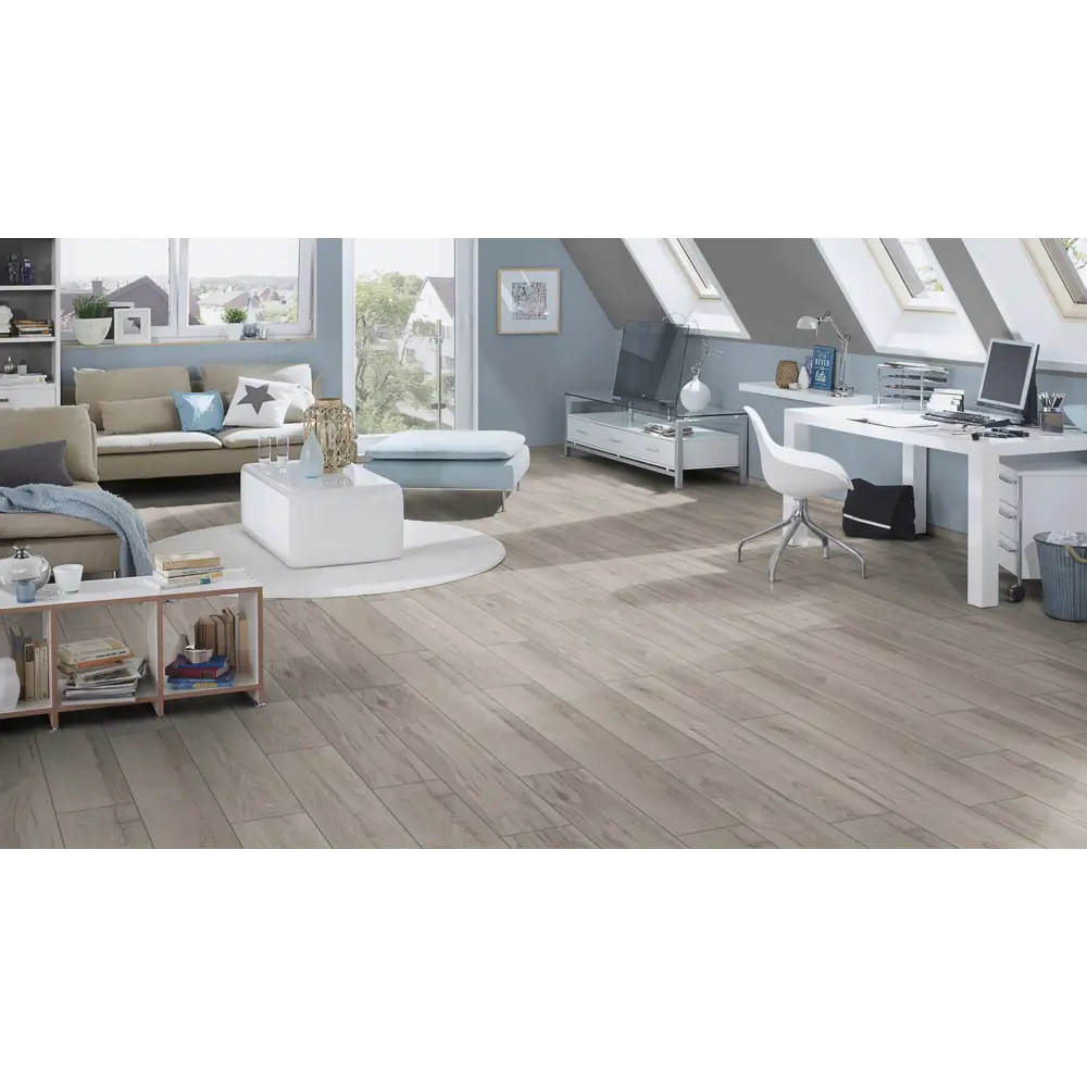 Фото 5 Ламинат Kronospan Super Natural Classic Дуб Лонгбоу 33 класс толщина 8 мм с фаской 2.22 м², цена за упаковку Фото 5 Ламинат Kronospan Super Natural Classic Дуб Лонгбоу 33 класс толщина 8 мм с фаской 2.22 м², цена за упаковку