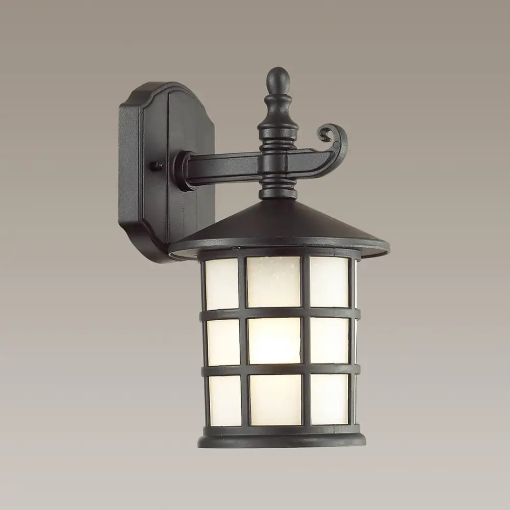 Фото 3 Светильник уличный настенный Odeon Light Od_4042_1w 60 Вт IP44 цвет черный Фото 3 Светильник уличный настенный Odeon Light Od_4042_1w 60 Вт IP44 цвет черный