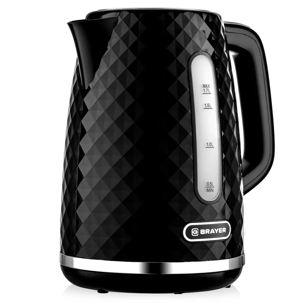 Фото 4 Электрический чайник 1.7 л Brayer BR6104BK пластик цвет черный Фото 4 Электрический чайник 1.7 л Brayer BR6104BK пластик цвет черный
