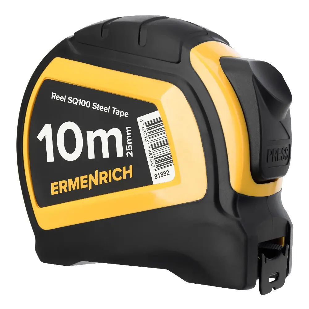Фото 3 Рулетка Ermenrich Reel SQ100 с автостопом 8 м x 25 мм Фото 3 Рулетка Ermenrich Reel SQ100 с автостопом 8 м x 25 мм