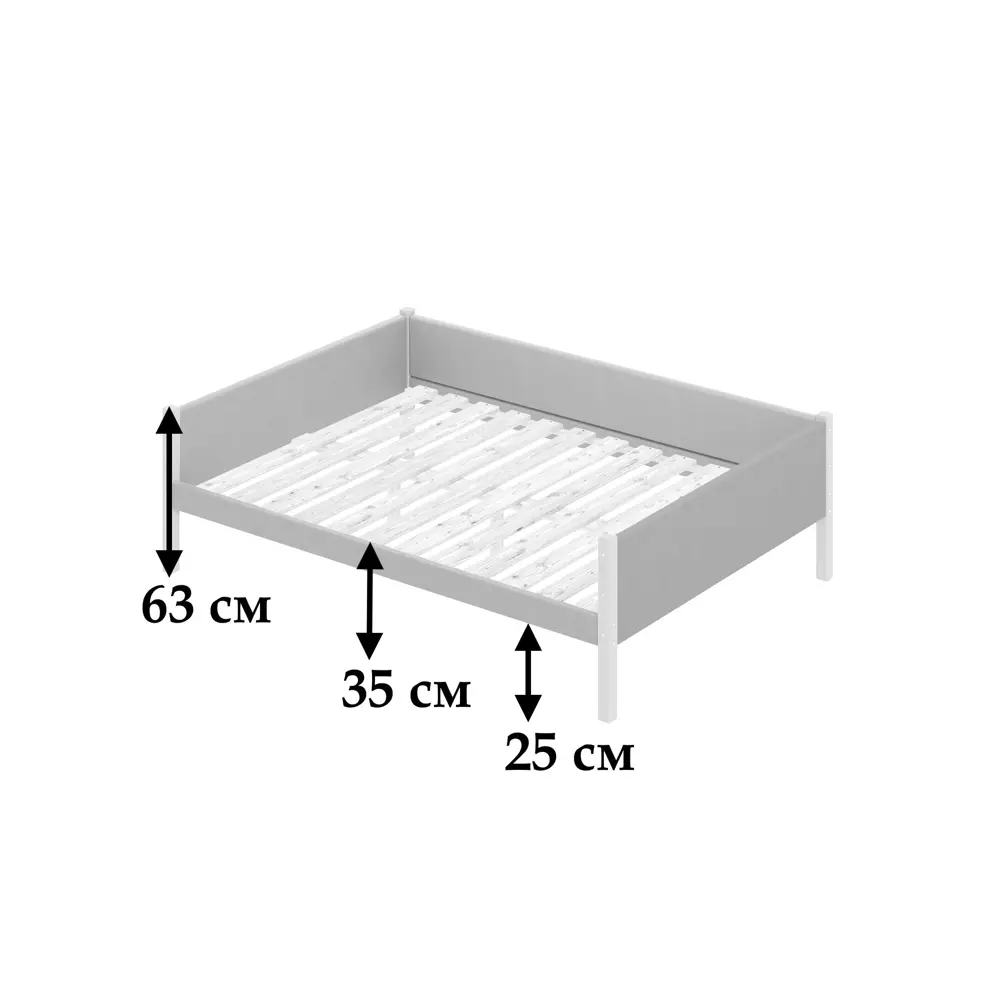 Фото 5 Кровать Solarius Тахта двуспальная мягкая 1631 130 x 63 x 210 см дерево цвет коричневый/белый Фото 5 Кровать Solarius Тахта двуспальная мягкая 1631 130 x 63 x 210 см дерево цвет коричневый/белый