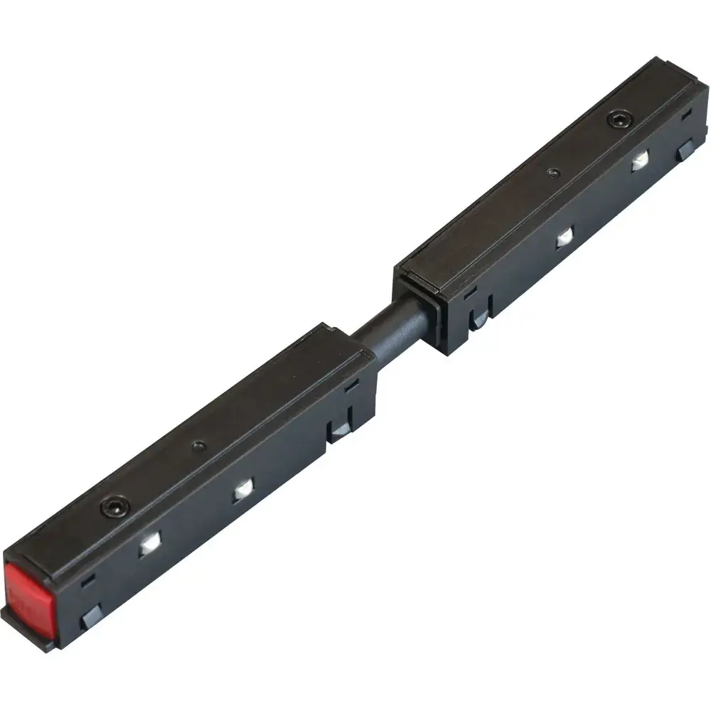 Фото Коннектор Msr missiler Zx-cxdc-m прямой жесткий для соединения трековых шинопроводов встраиваемых однофазных цвет черный Фото Коннектор Msr missiler Zx-cxdc-m прямой жесткий для соединения трековых шинопроводов встраиваемых однофазных цвет черный