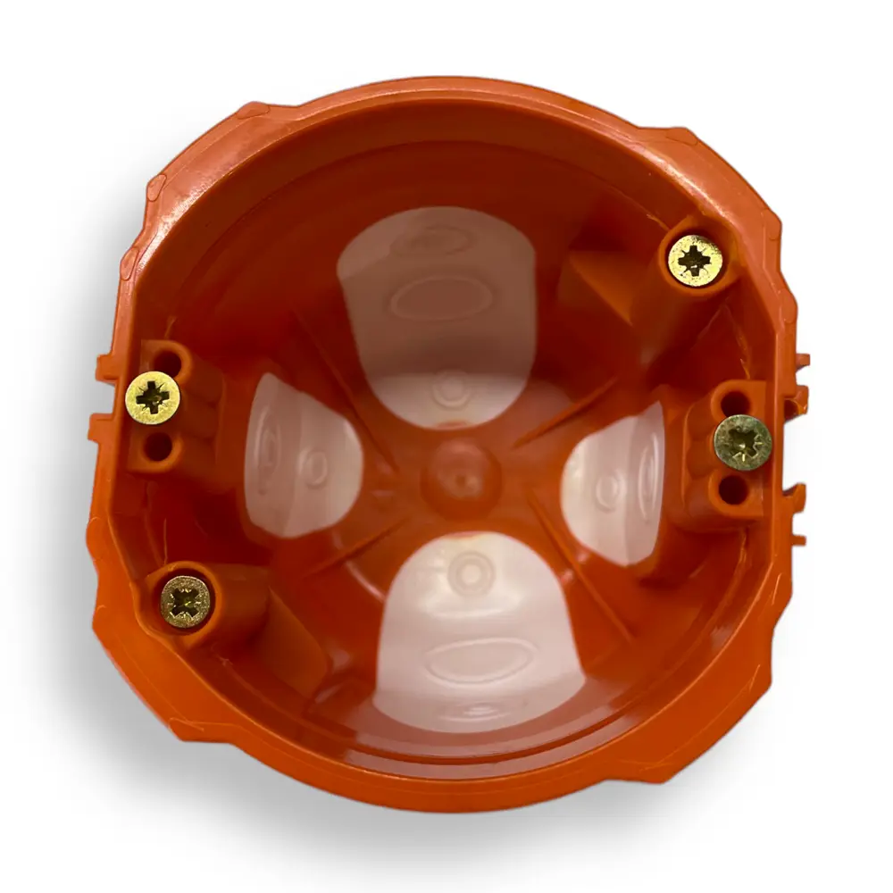 Фото Подрозетник iTOK KU-XL 68-65 M 73x65 мм под гипсокартон с саморезами IP30 цвет оранжевый 10 шт. Фото Подрозетник iTOK KU-XL 68-65 M 73x65 мм под гипсокартон с саморезами IP30 цвет оранжевый 10 шт.