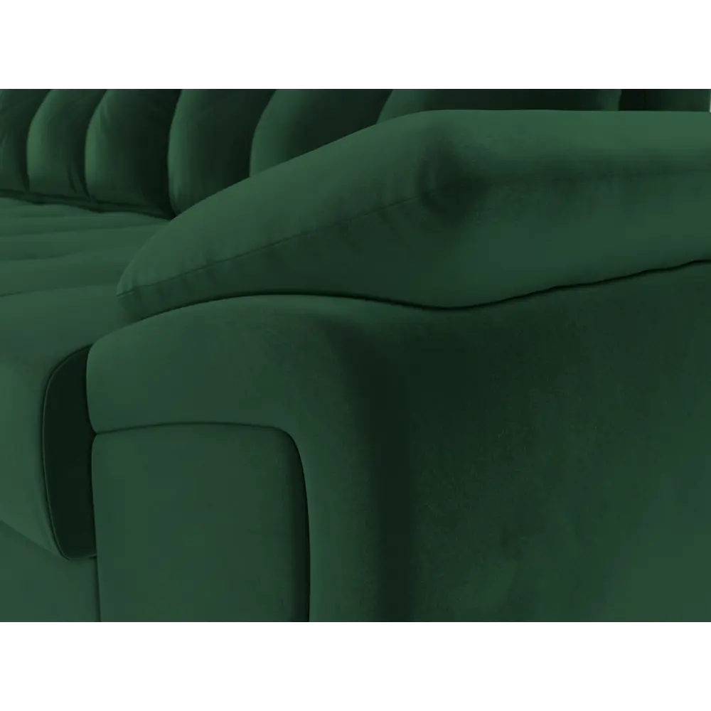 Фото 4 Диван Лига диванов Нэстор 264x74x147 см велюр цвет зеленый