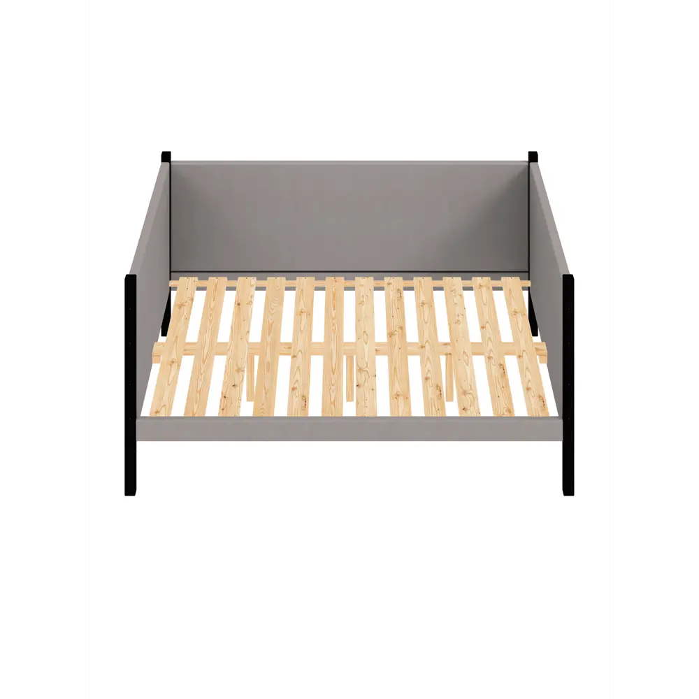 Фото 4 Кровать Solarius Тахта двуспальная мягкая 1672 130 x 101 x 210 см дерево цвет светло-серый/оникс Фото 4 Кровать Solarius Тахта двуспальная мягкая 1672 130 x 101 x 210 см дерево цвет светло-серый/оникс