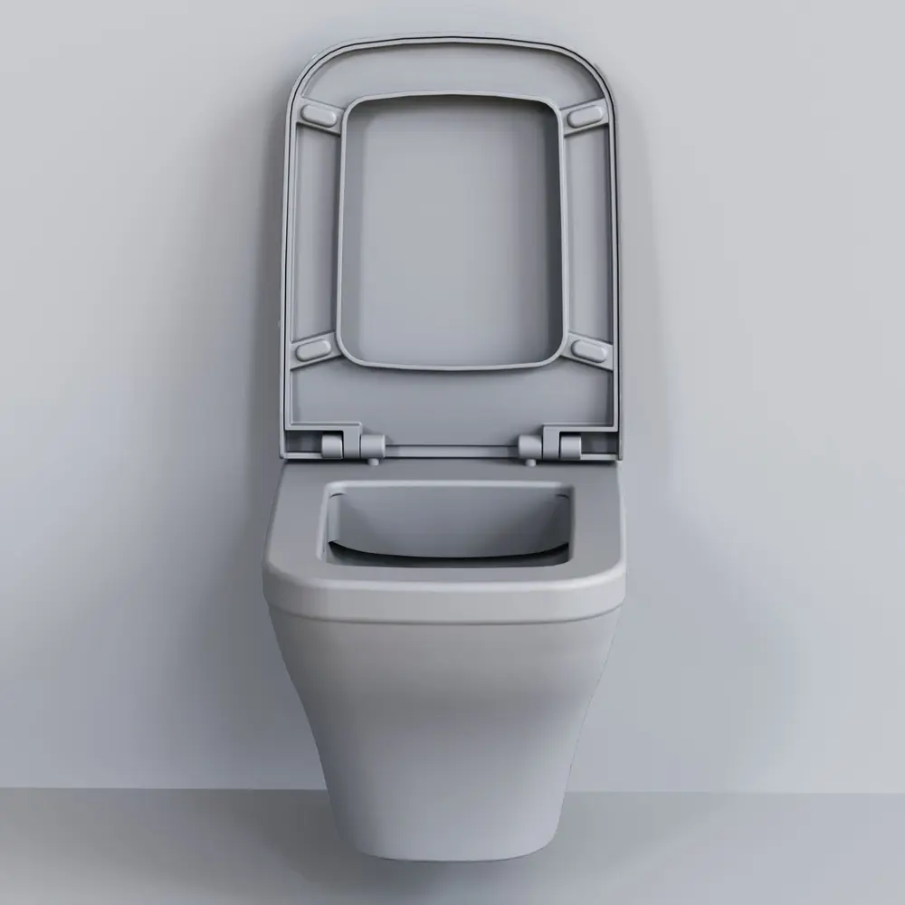 Фото 3 Унитаз подвесной Ambassador Benefit 203T20301R-202T20301S безободковый с сиденьем микролифт Фото 3 Унитаз подвесной Ambassador Benefit 203T20301R-202T20301S безободковый с сиденьем микролифт