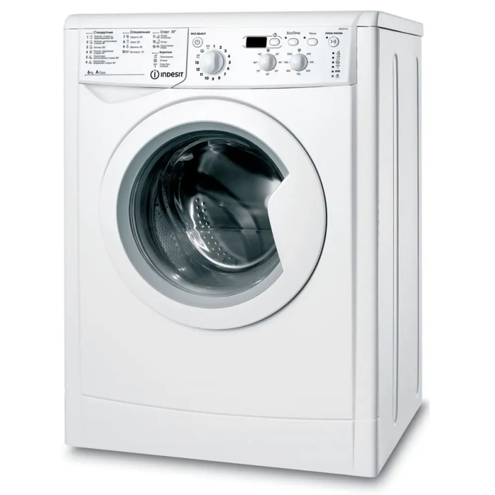 Фото 2 Стиральная машина Indesit Iwsd 6105 (cis).l 59.4x84.9x42.4 см 5 кг цвет белый Фото 2 Стиральная машина Indesit Iwsd 6105 (cis).l 59.4x84.9x42.4 см 5 кг цвет белый
