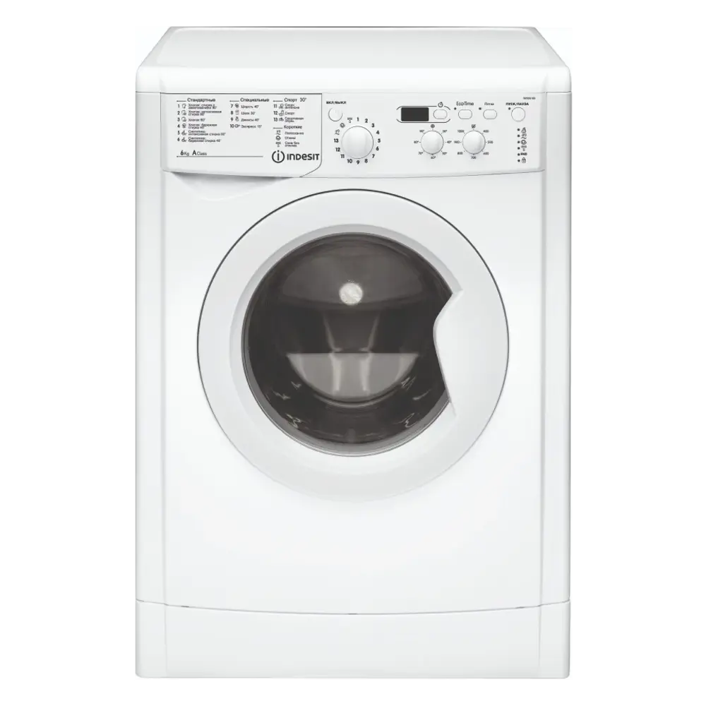 Фото Стиральная машина Indesit Iwsd 6105 (cis).l 59.4x84.9x42.4 см 5 кг цвет белый Фото Стиральная машина Indesit Iwsd 6105 (cis).l 59.4x84.9x42.4 см 5 кг цвет белый
