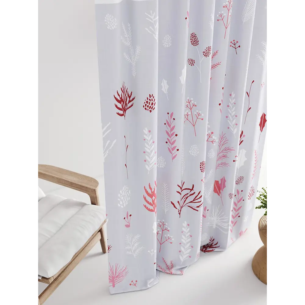 Фото 3 Штора на шторной ленте Comfy Way Линсти - 143 CW592143-270, 270x150 см, цвет коралл Фото 3 Штора на шторной ленте Comfy Way Линсти - 143 CW592143-270, 270x150 см, цвет коралл