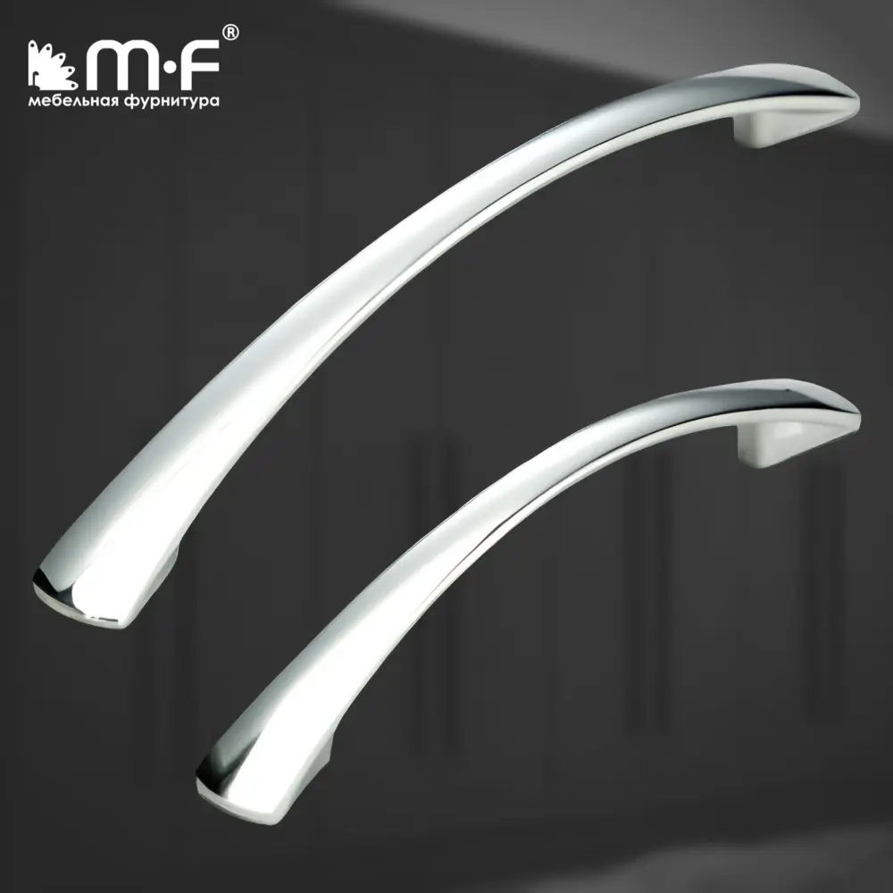 Фото 4 Мебельная ручка-скоба МФ-Комплект OH157-128 хром алюминий 10 шт Фото 4 Мебельная ручка-скоба МФ-Комплект OH157-128 хром алюминий 10 шт