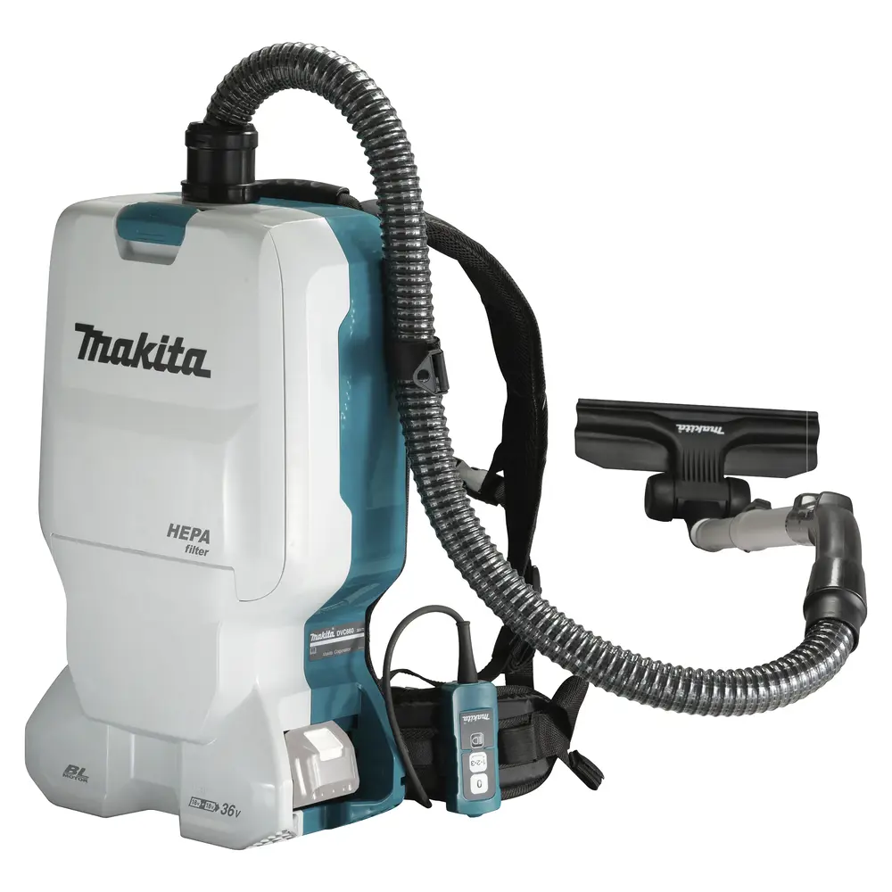 Фото Пылесос ранцевый аккумуляторный Makita DVC660Z 36 В Фото Пылесос ранцевый аккумуляторный Makita DVC660Z 36 В