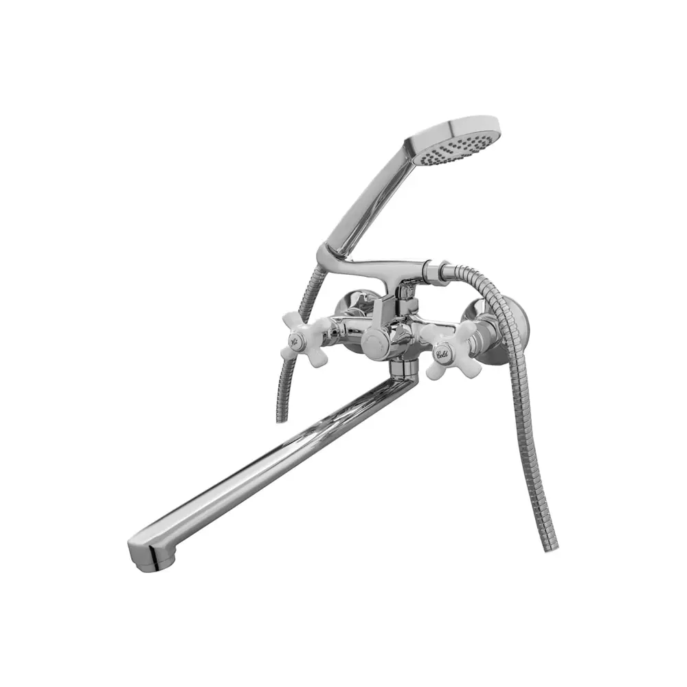 Фото 4 Смеситель для ванны Ekko E22018 двухвентильный цвет хром