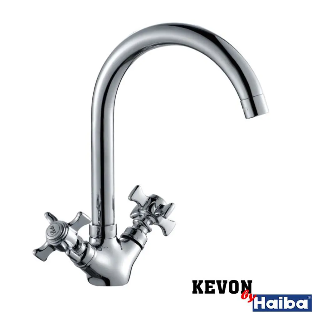Фото Смеситель для кухни Kevon KV41522 поворотный излив 21.5 см цвет хром Фото Смеситель для кухни Kevon KV41522 поворотный излив 21.5 см цвет хром