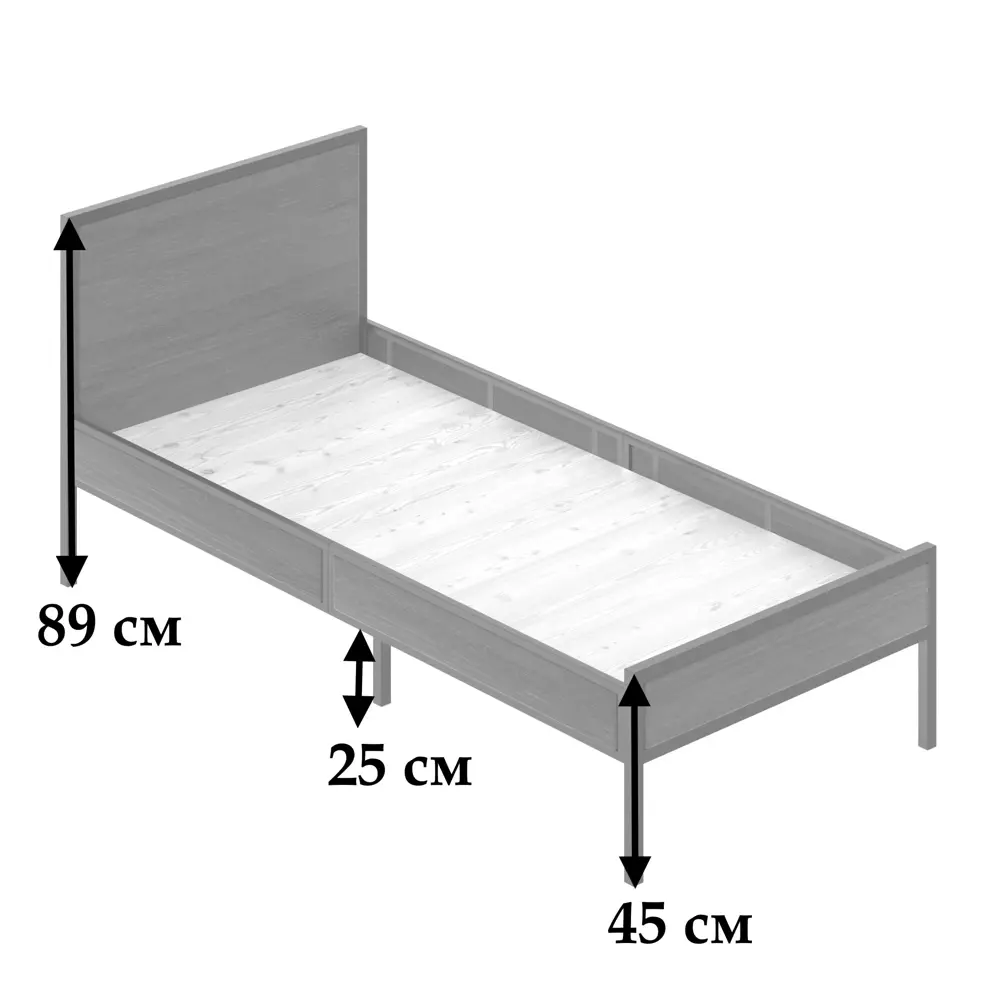 Фото 4 Кровать Solarius Komp100loft-roz-white-full 105 x 89 x 206 см сосна цвет белый Фото 4 Кровать Solarius Komp100loft-roz-white-full 105 x 89 x 206 см сосна цвет белый