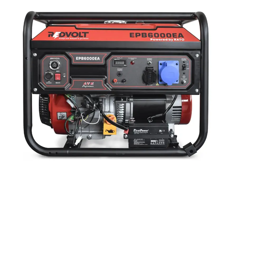 Фото Генератор бензиновый Redvolt EPB6000EA 6 кВт Фото Генератор бензиновый Redvolt EPB6000EA 6 кВт