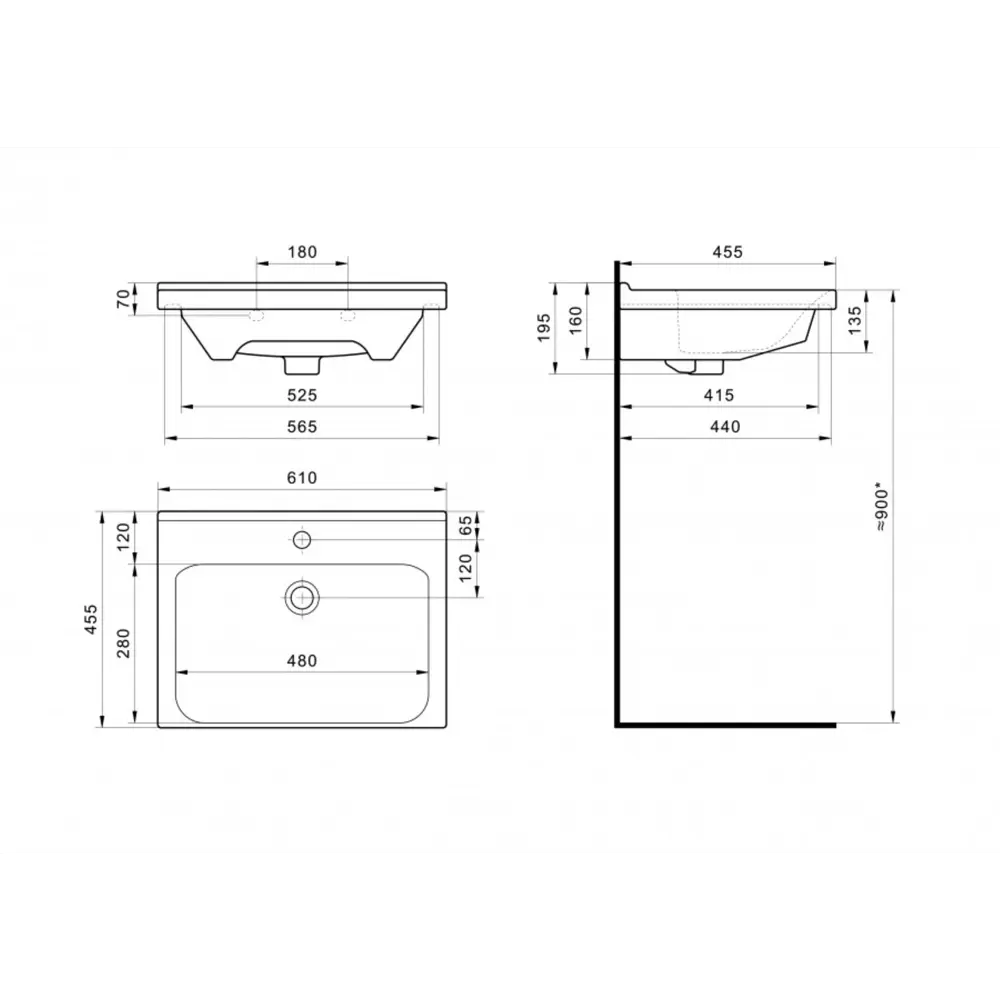 Фото 9 Тумба под раковину подвесная Aquaton 1A2373K0FAX10 58.2см цвет белый, с раковиной Фото 9 Тумба под раковину подвесная Aquaton 1A2373K0FAX10 58.2см цвет белый, с раковиной