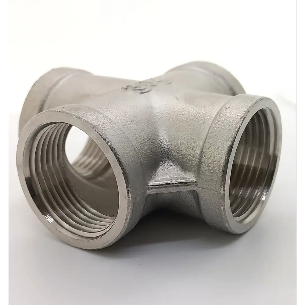 Фото Крестовина Ifitting MG-DCF 3/4"x3/4"x3/4"x3/4" ВР нержавеющая сталь Фото Крестовина Ifitting MG-DCF 3/4"x3/4"x3/4"x3/4" ВР нержавеющая сталь