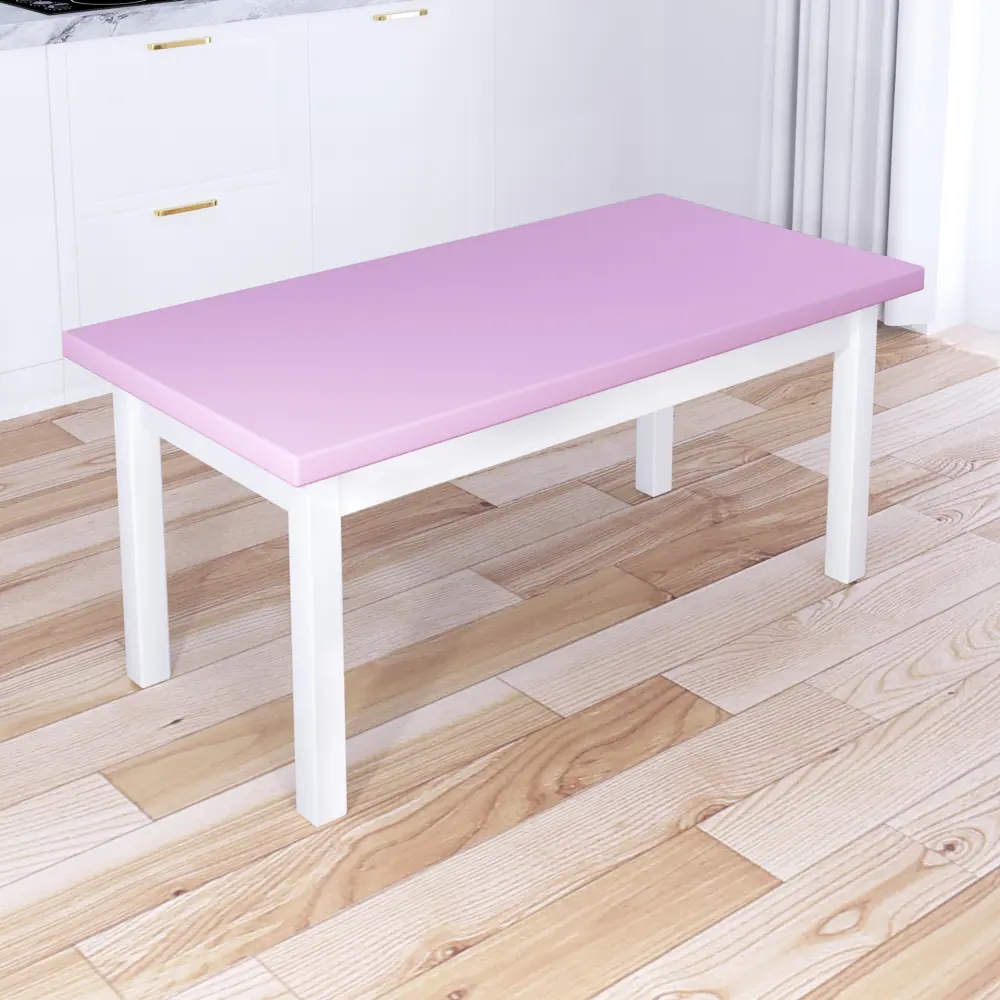 Фото 3 Журнальный столик прямоугольный Solarius 50x140x46 см розовый 601-10833