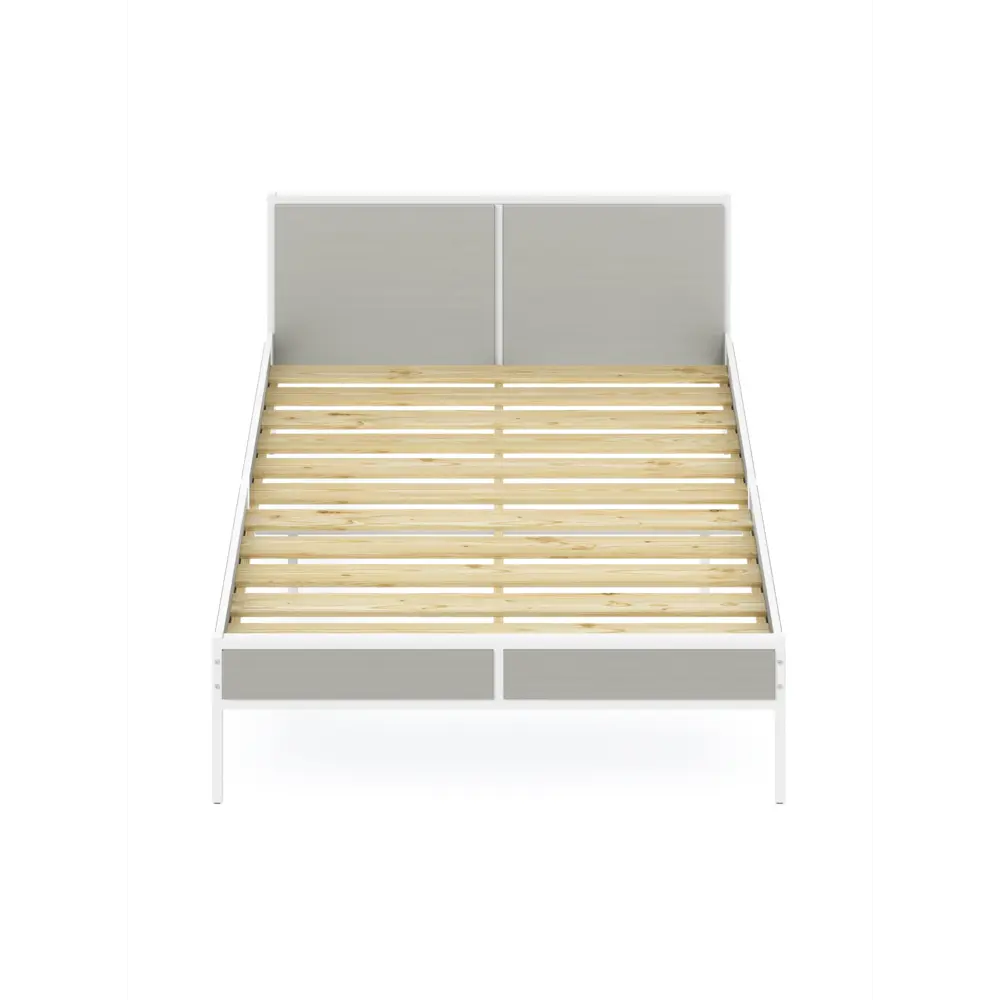 Фото 2 Кровать Solarius Kr160loft-plat-white 165 x 90 x 206 см сосна цвет белый Фото 2 Кровать Solarius Kr160loft-plat-white 165 x 90 x 206 см сосна цвет белый