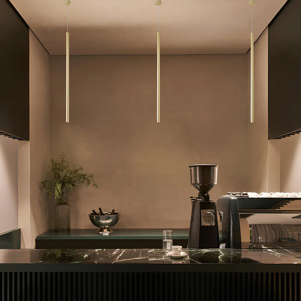 Фото 3 Светильник подвесной светодиодный Crystal Lux 1400/297 2 м² нейтральный белый свет цвет латунь Фото 3 Светильник подвесной светодиодный Crystal Lux 1400/297 2 м² нейтральный белый свет цвет латунь