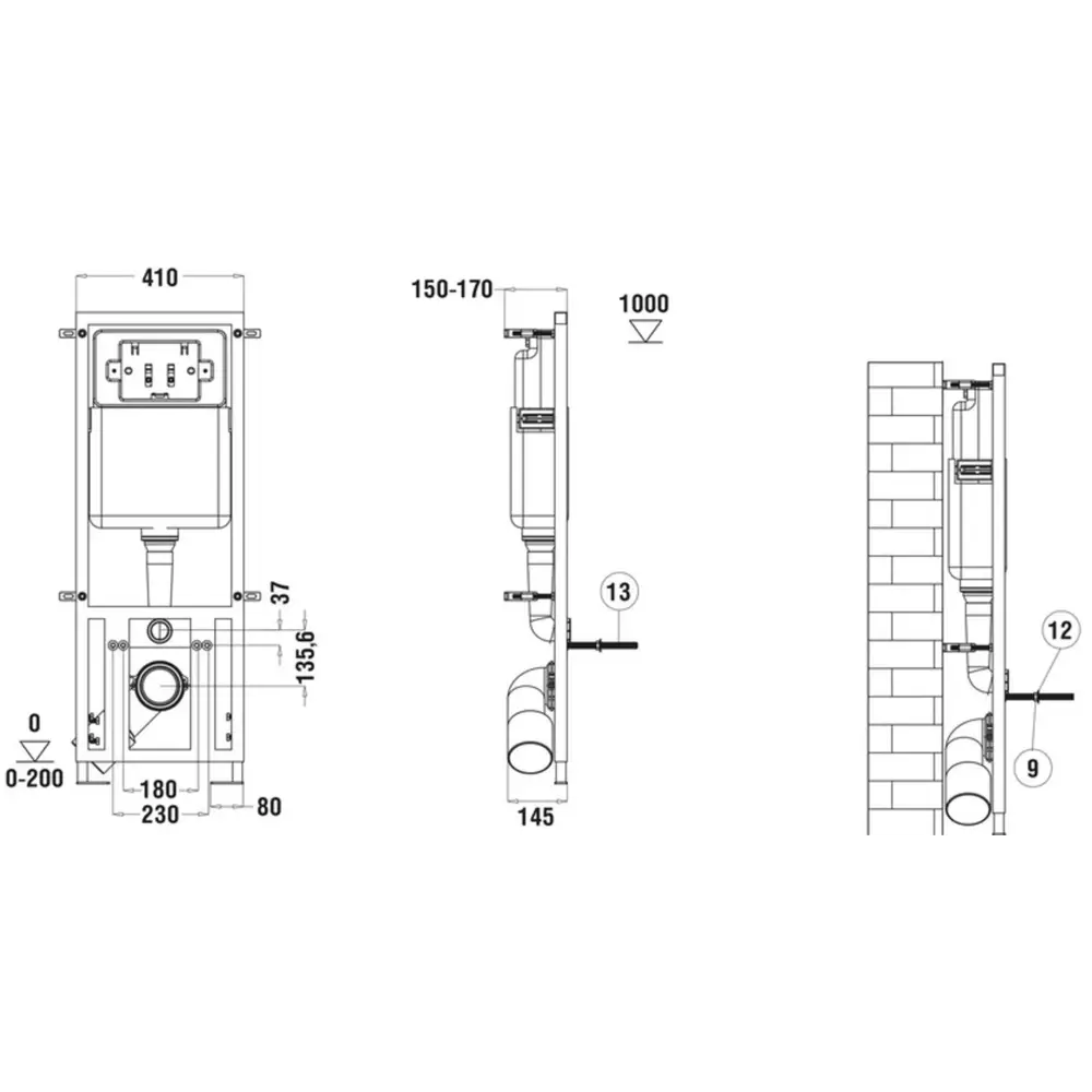 Фото 6 Комплект инсталляция с унитазом Weltwasser MM41058 цвет белый Фото 6 Комплект инсталляция с унитазом Weltwasser MM41058 цвет белый